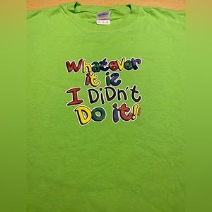 Kids lime green Tee Shirt